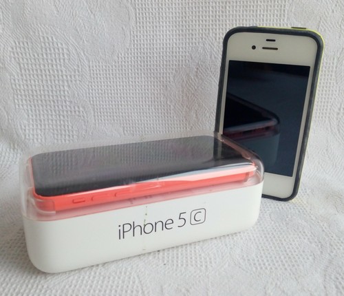 Iphone bianco4s rosa - +,