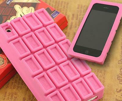 Cover silicone pink choco - in,