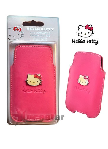 Custodia hello kitty pelle - kitty, in